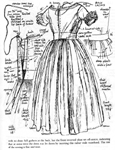 1836 Evening Dress