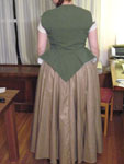 bodice and skirt