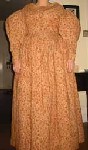 1830s day dress