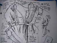 sheer dress construction