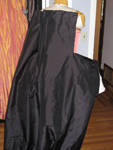 draping the back