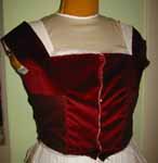 bodice in progress